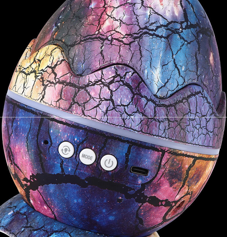 Crack Translucent Dinosaur Egg Bluetooth Speaker Water Ripple Starlight