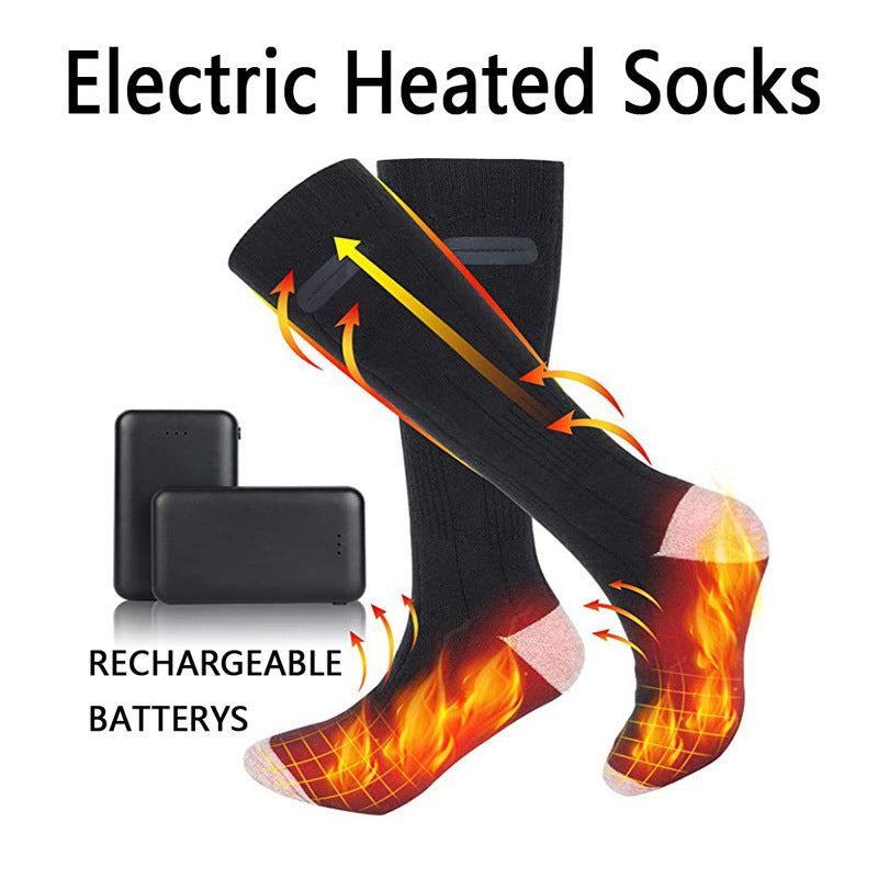 USB Temperature Regulating Electric Heating Socks
